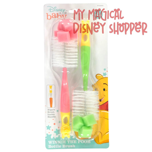 Winnie the Pooh Baby Bottle Brushes - 2 Pack