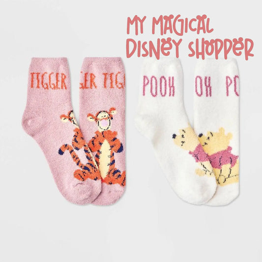 Winnie the Pooh & Tigger Cozy Ankle Socks 2 Pack