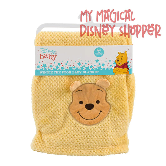 Winnie the Pooh Yellow Baby Blanket
