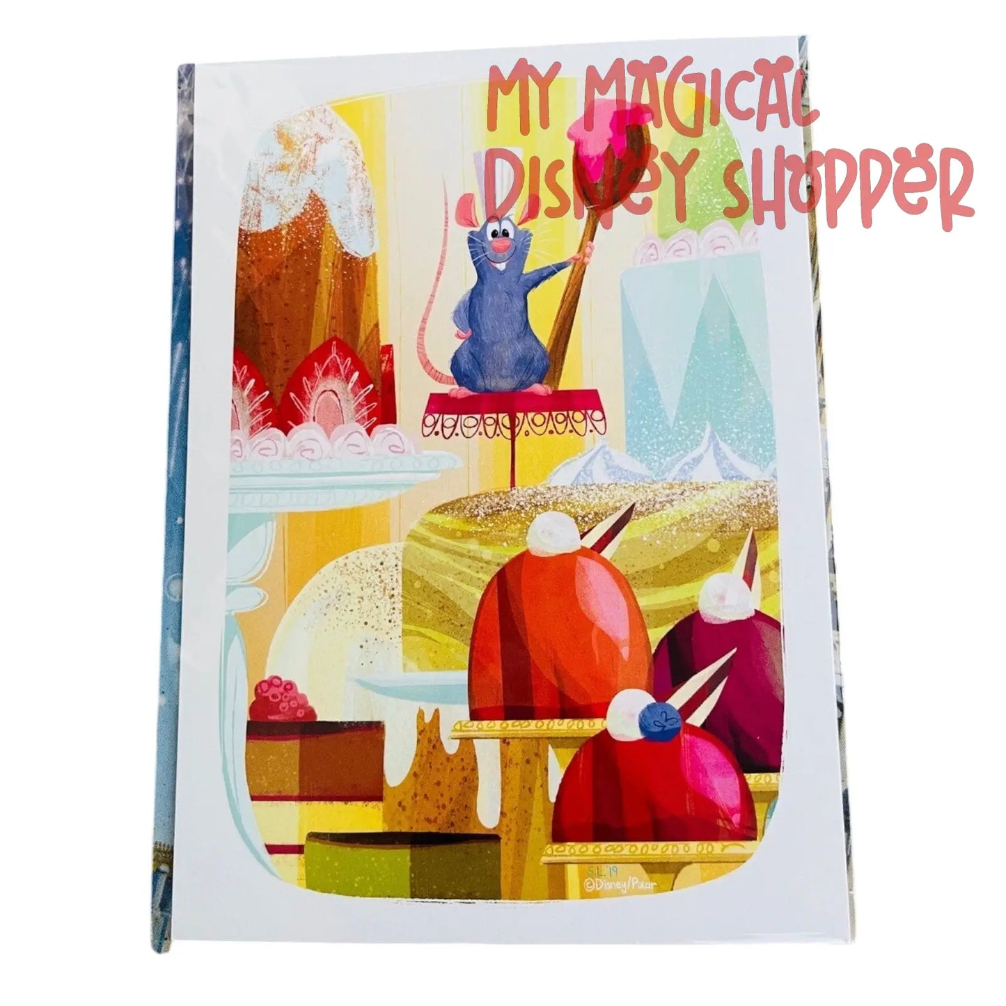 WonderGround Gallery Tiny Baker Disney Postcard – Artwork by Steph Laberis 🧁✨💌
