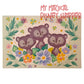 Woodland Friends Art Card Set Of 4 - Casey Hicks
