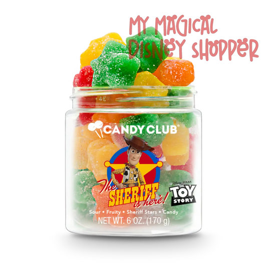 Woody Sour Fruity Sheriff Stars Candy - Toy Story