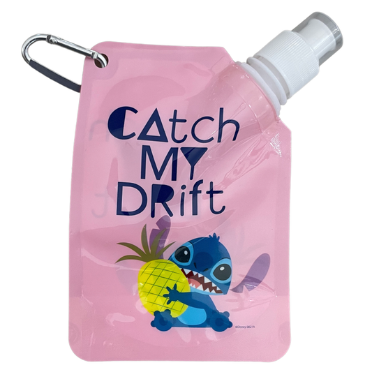 Stitch Catch My Drift Plastic Carabiner Drink Flask