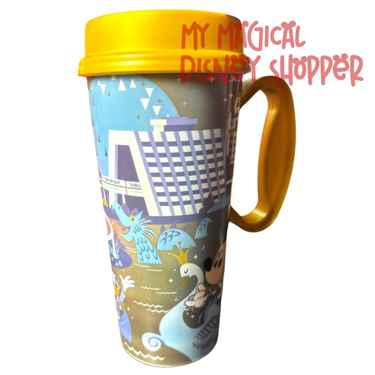 Yellow Walt Disney World 50th Anniversary Resort Mug