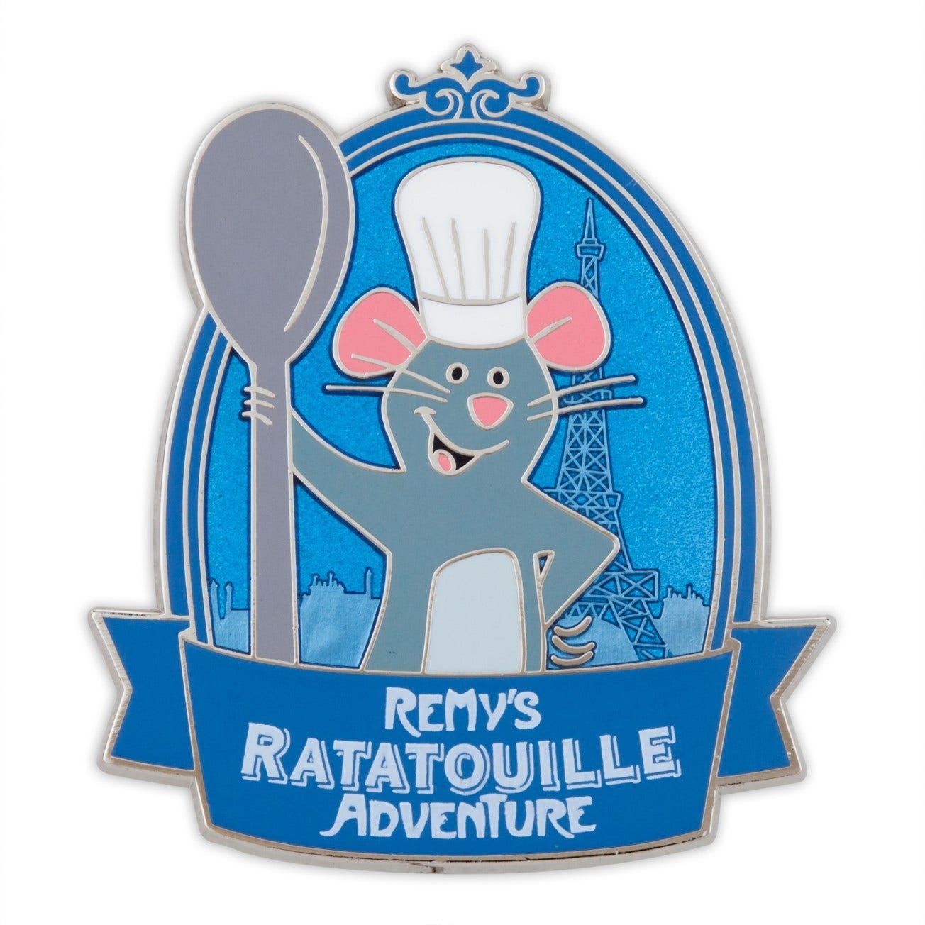 Remy's Ratatouille Adventure Spoon Logo Pin