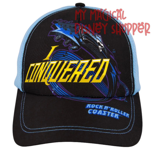 Youth I Conquered Rock N' Roller Coaster Disney Hat - Baseball Cap