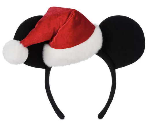 RENTAL Mickey Mouse Santa Ear Headband