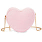 Stoney Clover Lane Pink Terry Cloth Heart Crossbody