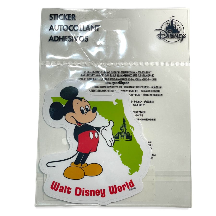 Mickey Mouse in Florida Disney Sticker - Walt Disney World 50th Anniversary - Vault Collection