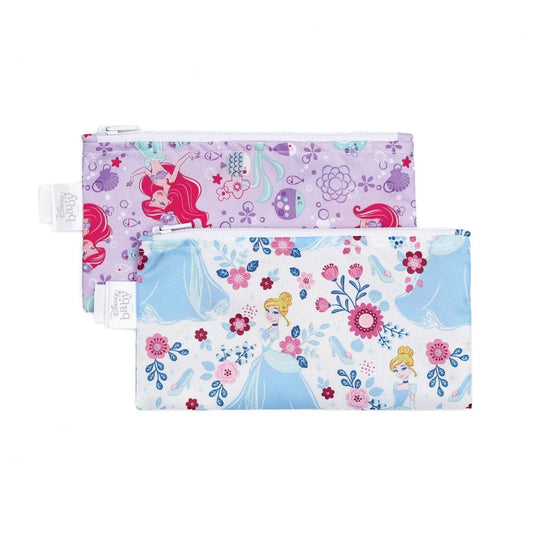 Princess Reusable Snack Bag, Small 2-Pack