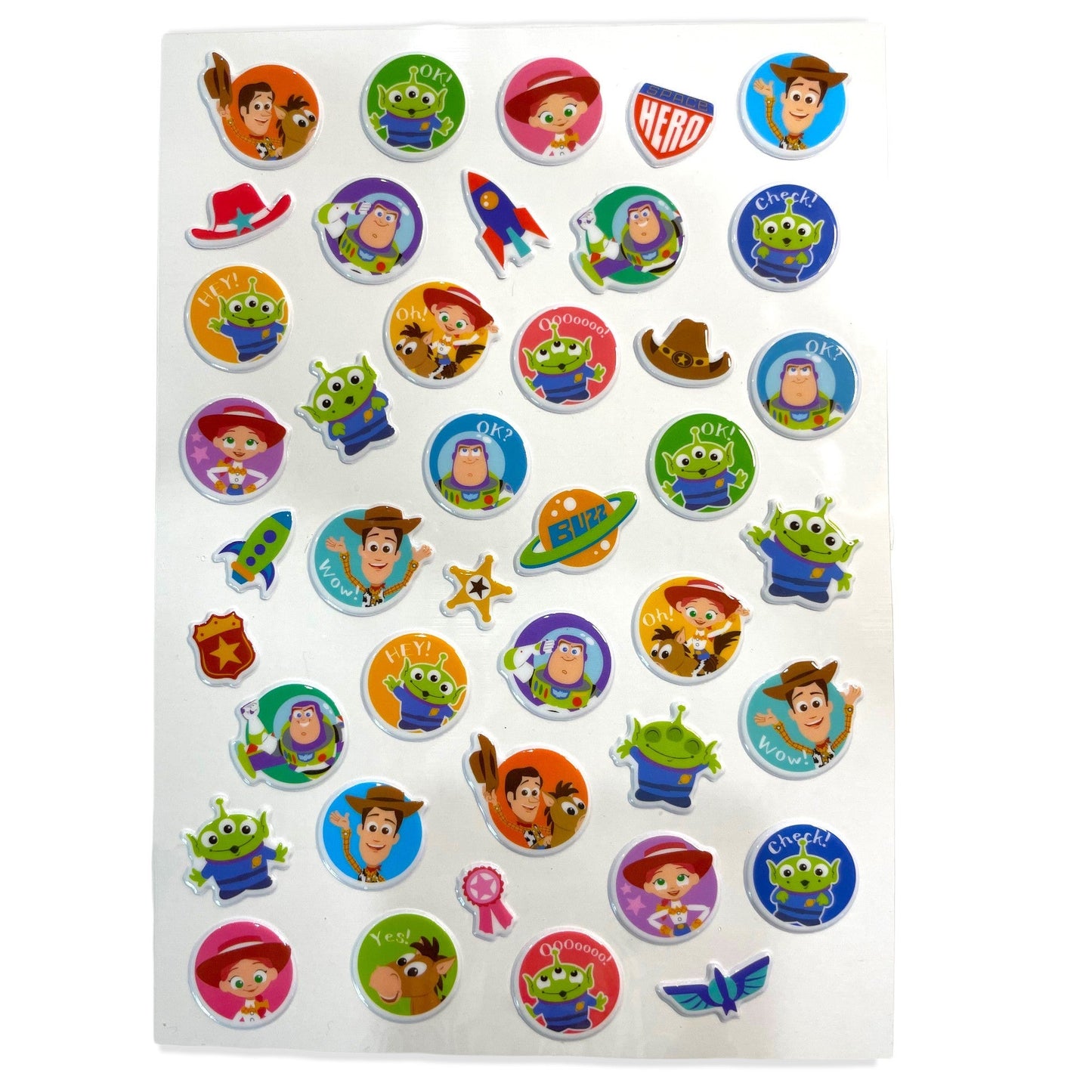 Toy Story Puffy Stickers - 30 Count