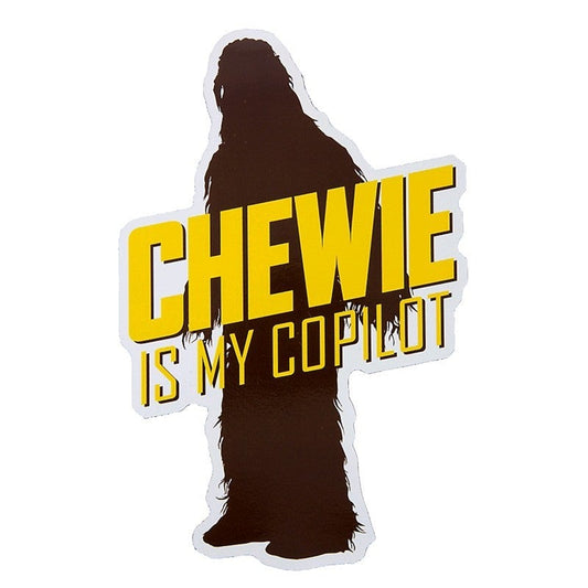 Star Wars Chewbacca - Chewie Is My Copilot Disney Car Magnet