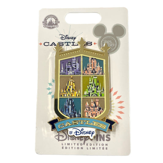 D23 Castles Of Disney Pin - Limited Edition