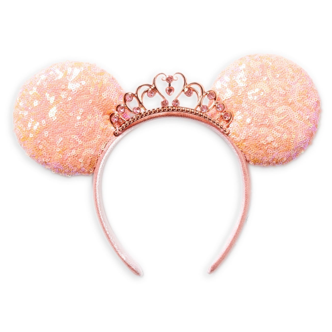 Disney Princess Sequined Ear Headband -Coral