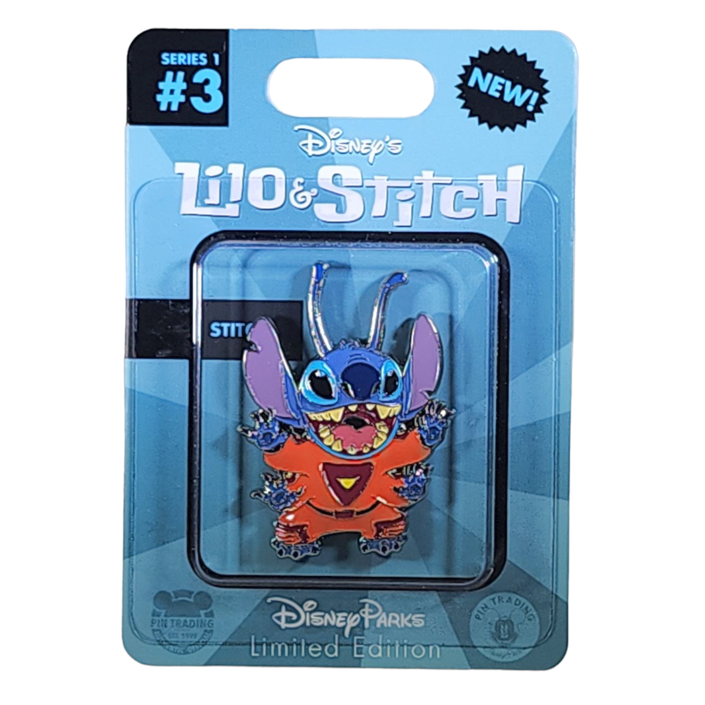 Stitch ( Lilo & Stitch ) Authentic Official Disney Parks Pin trading pin  2012