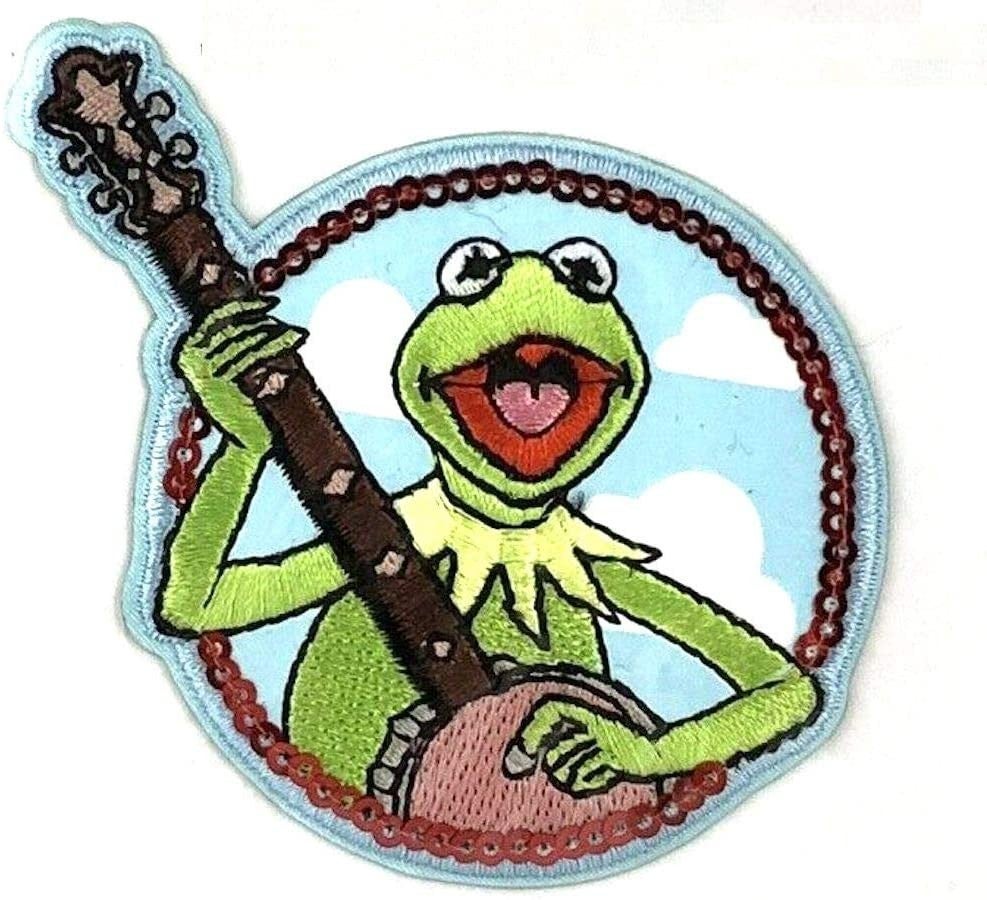Kermit The Frog Playing Banjo Muppets Patch