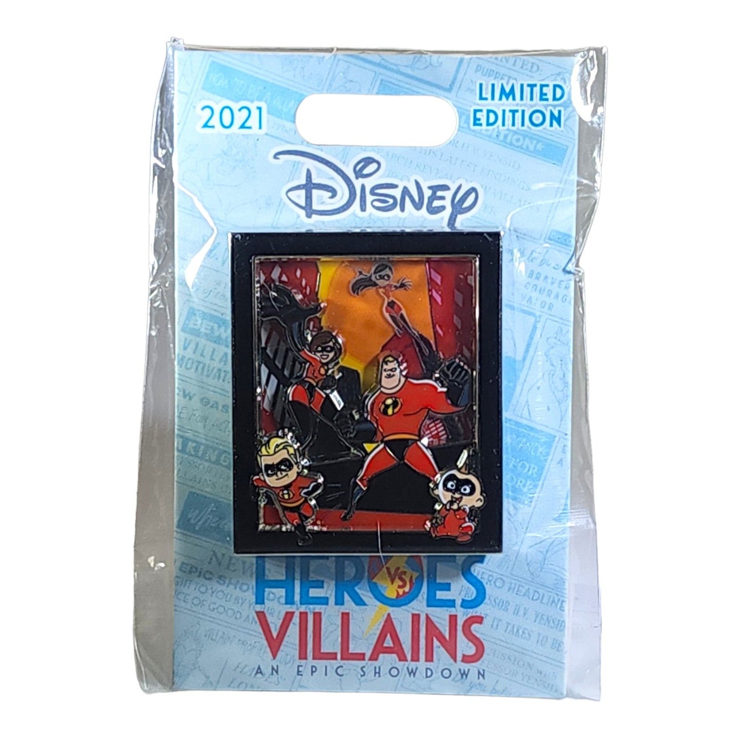 The Incredibles Multi-Plane Series - Heroes vs Villains Pin Event - Limited Edition 1000