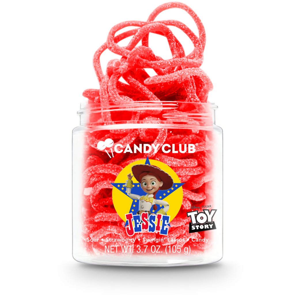 Jessie Sour Strawberry Swingin Lassos Candy - Toy Story