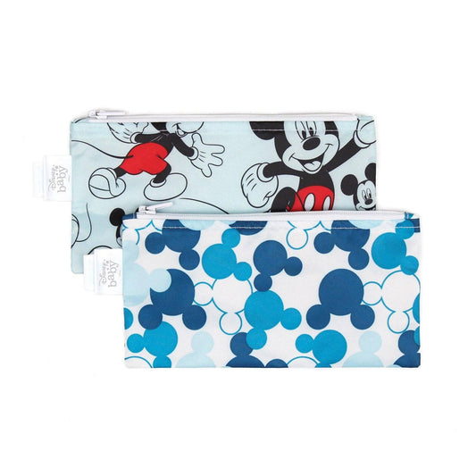 Mickey Mouse Reusable Snack Bag, Small 2-Pack