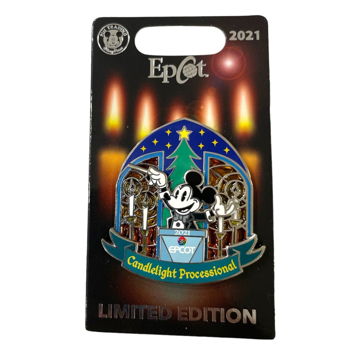 Epcot Candlelight Processional Limited Edition Pin 2021 - Festival of the Holidays