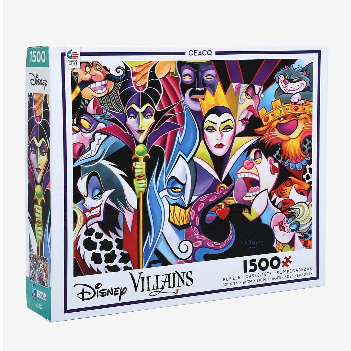 Disney Villains Collage 1500-Piece Puzzle