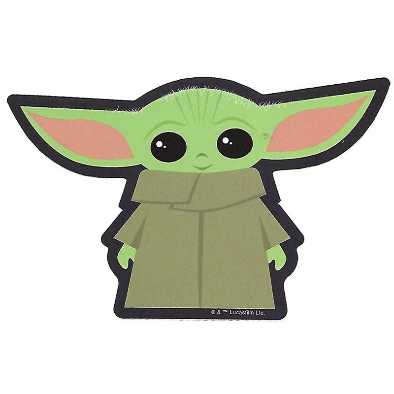 Standing Baby Yoda Star Wars Disney Window Sticker