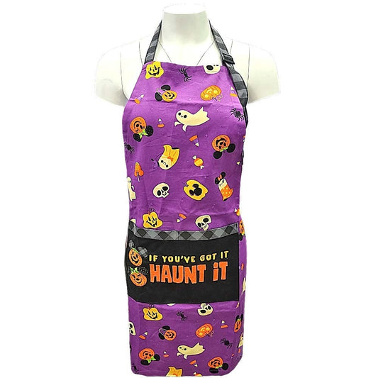 Halloween Mickey And Pals If You've Got It, Haunt It Disney Apron