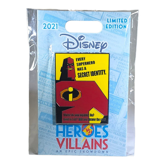Mr. Incredible Recruitment Poster Series  - Heroes vs Villains Pin Event  - Limited Edition 2000