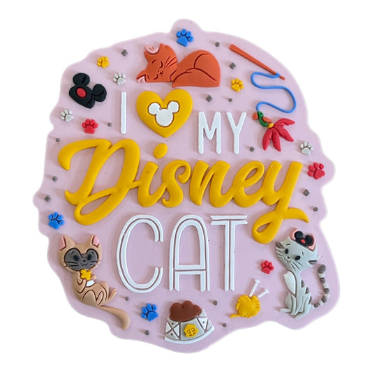 I Love My Disney Cat Magnet