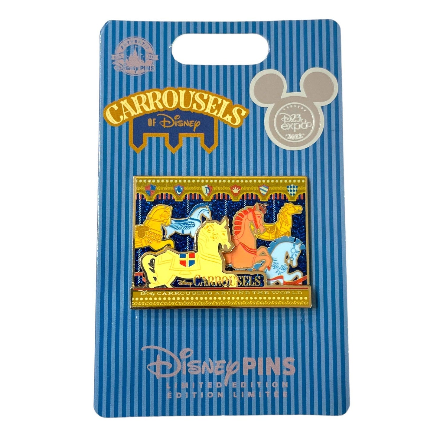 Carrousels of Disney - Group of Horses Pin - D23 Limited Edition