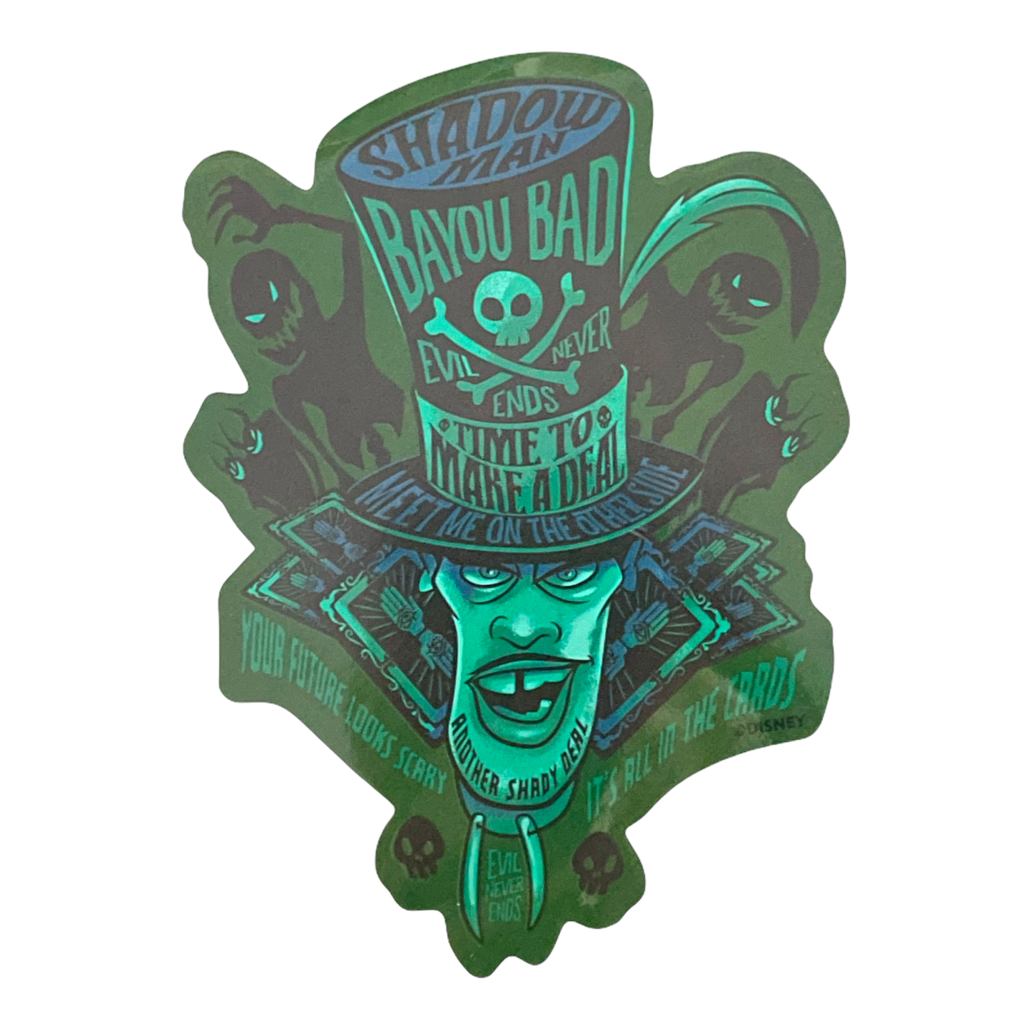 Dr Facilier Shadow Man Sticker - Princess in the Frog