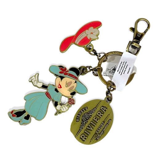 Disney's Riviera Resort Hotel Minnie Mouse Keychain