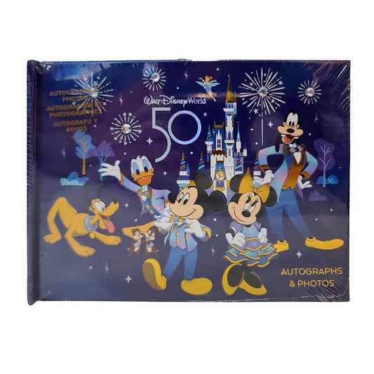 Walt Disney World 50th Anniversary Disney Autograph And Photo Book
