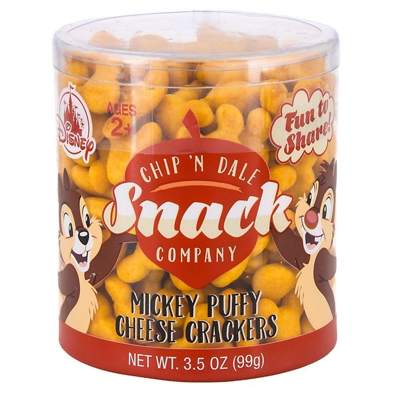 Mickey Puffs Cheese Crackers Disney Chip & Dale Snack Co. - 3.5 Oz