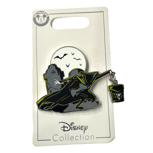 Dangle Hat Box Ghost Haunted Mansion Pin