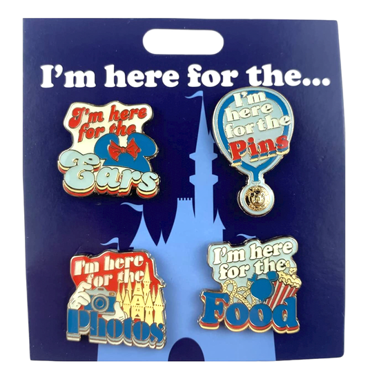 Disney Pin - I'm Here For The - Booster Set