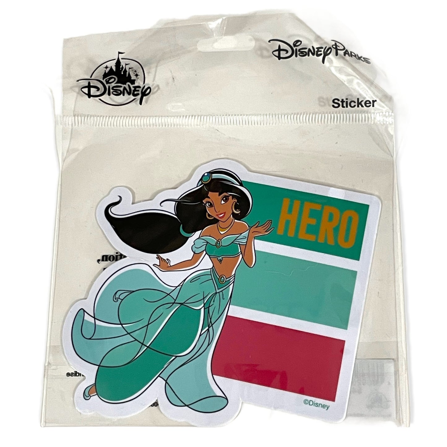 Princess Jasmine Hero Sticker