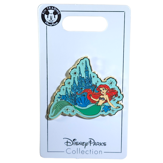 Ariel the Little Mermaid with Atlantis: Disney Parks Collection Pin