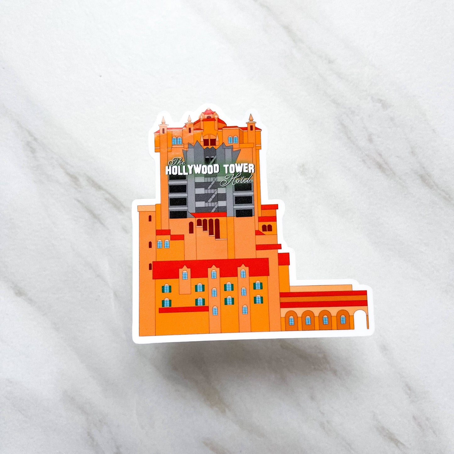 Hollywood Studios Tower of Terror Tower Sticker