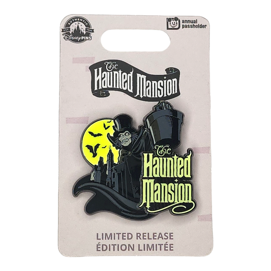 Hatbox Ghost Pin Glow in the Dark -The Haunted Mansion - Limited Release