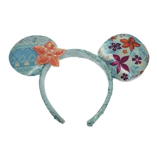 Disney Aulani Moana Tropical Floral Ears Headband