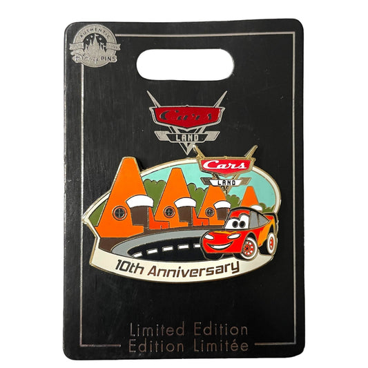 Lightning McQueen Disney's Cars Land 10th Anniversary Pin - Disney's California Adventure