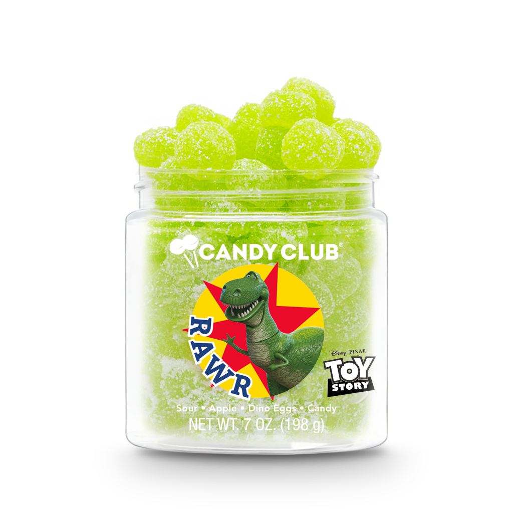 Rex Sour Apple Dino Eggs Candy - Toy Story