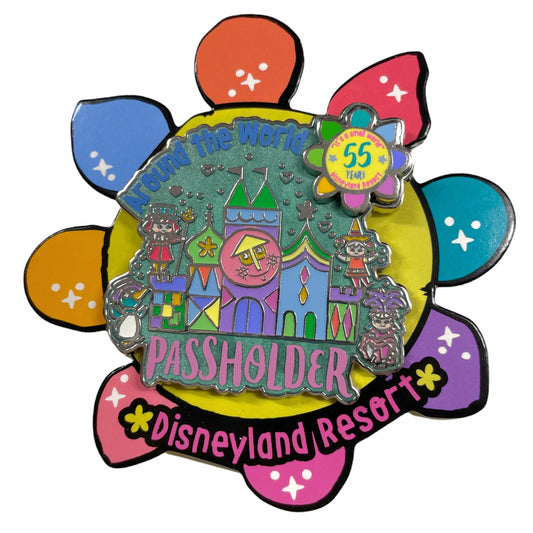 Disneyland Resort It's a Small World Passholder Pin - 55 Years - Limited Edition 2000