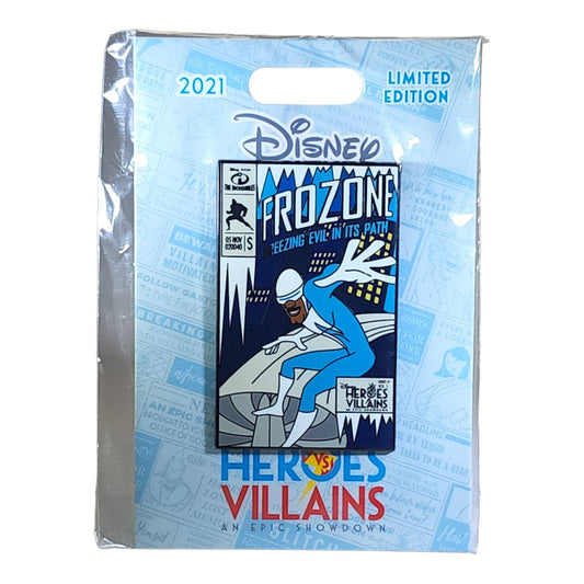 Frozone Comic Book Cover Series  - Heroes vs Villains Pin Event  - Limited Edition  750
