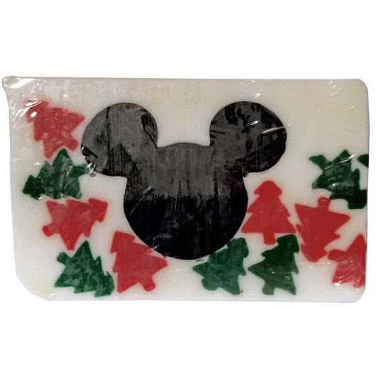 White Christmas Large Mickey Icon Disney Basin Soap