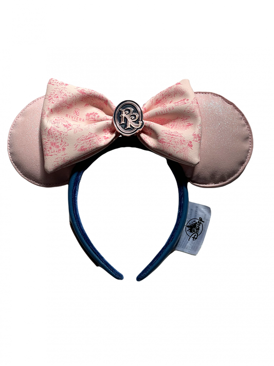 Disney's Riviera Resort Pink Loungefly Minnie Ears Headband