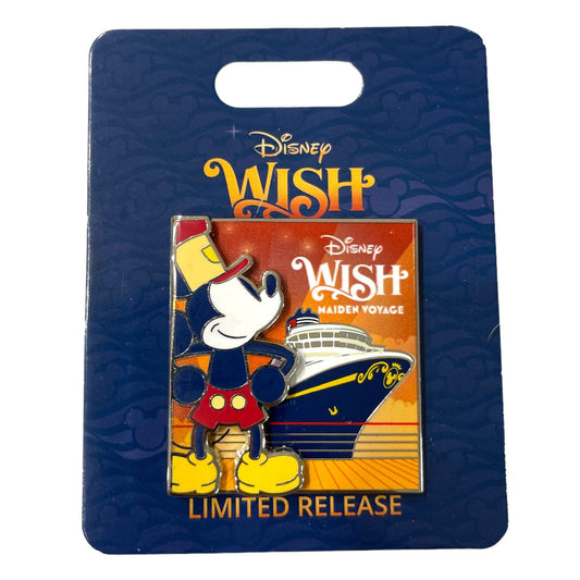 Disney Cruise Line Disney Wish Maiden Voyage Pin - Limited Release