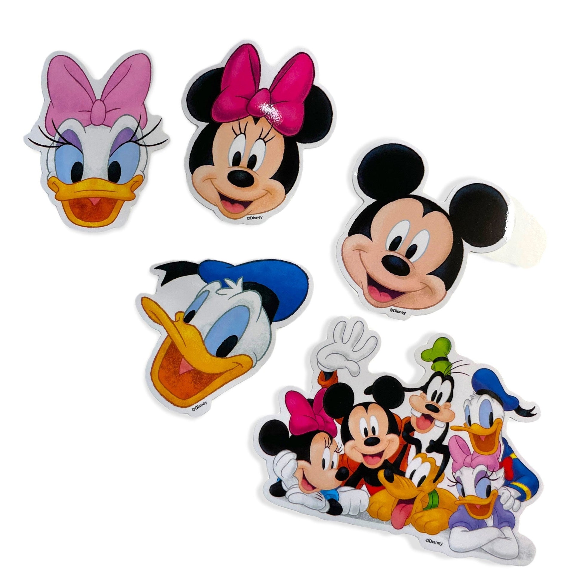 Disney Stickers - Disney Mickey and Minnie Mouse Lot of 5 Stickers.