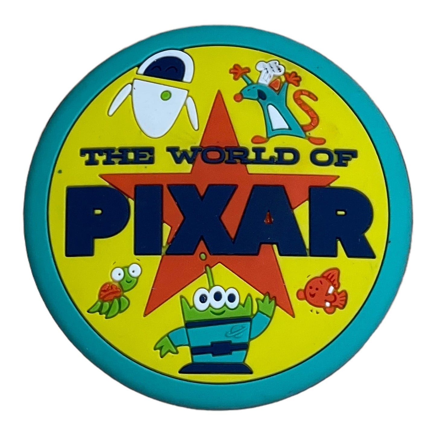 The World of Pixar Magnet - Eve, Remy, Little Green Man, Finding Nemo, Squirt